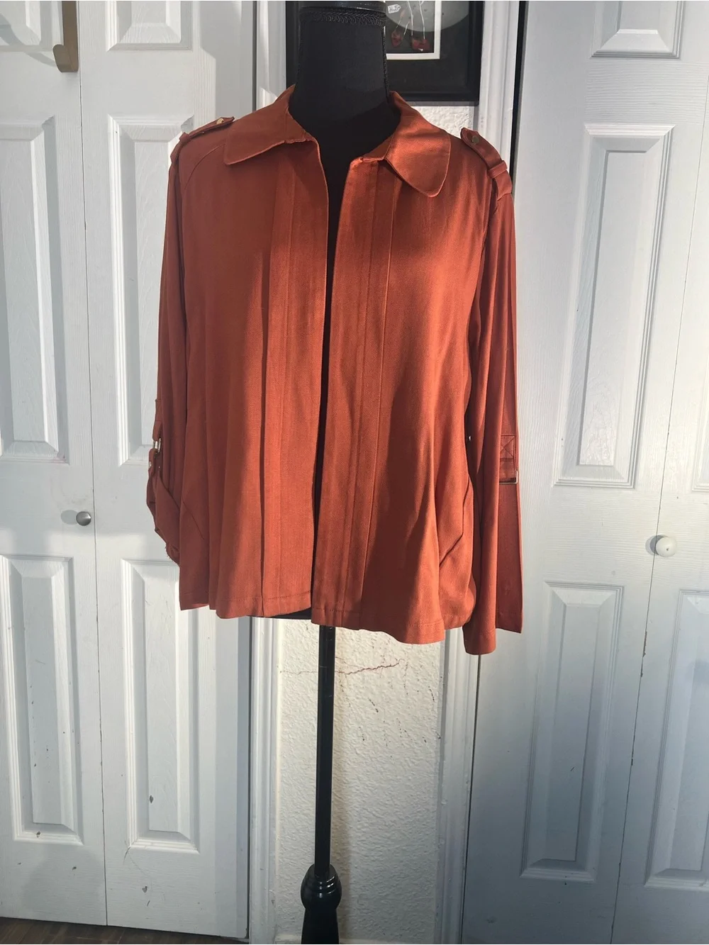 Dana Buchman Rust Utility Jacket